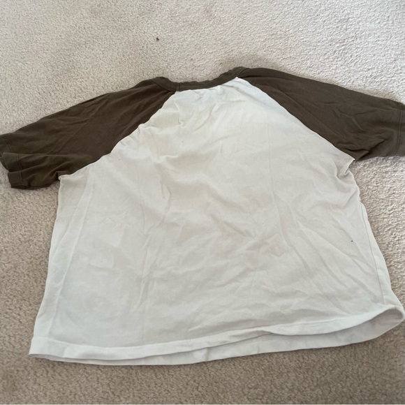 green and white baseball tee - Picture 5 of 6